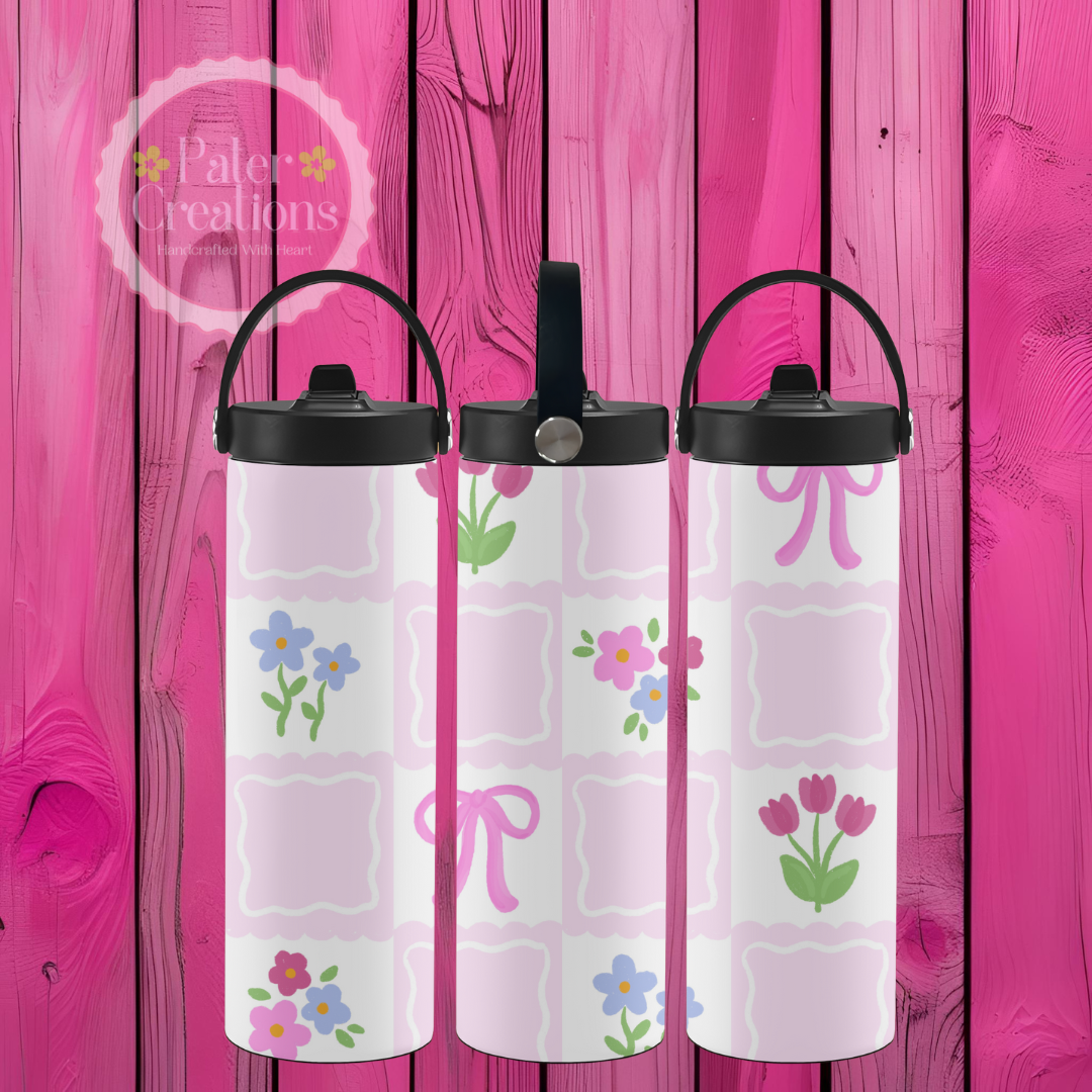 "Coquette Spring" Metal Tumbler