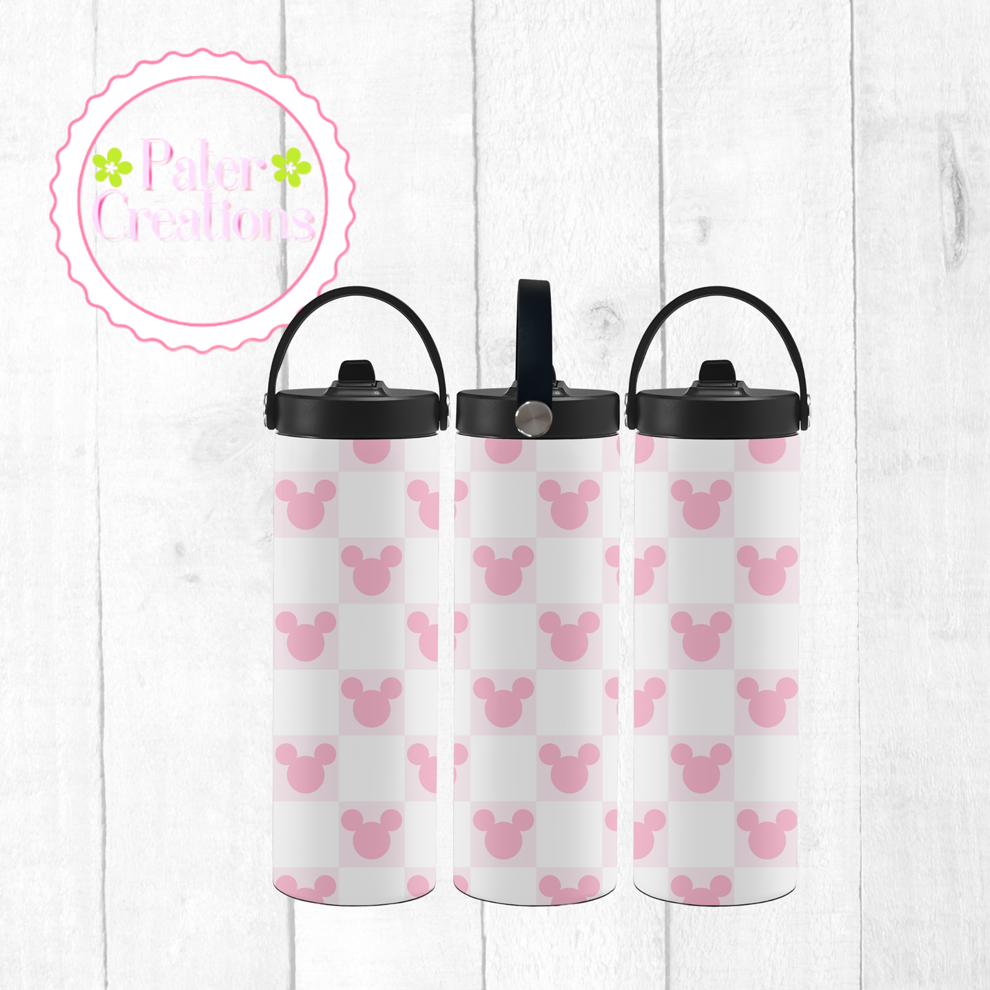 “Pink Check Sips" Tumbler