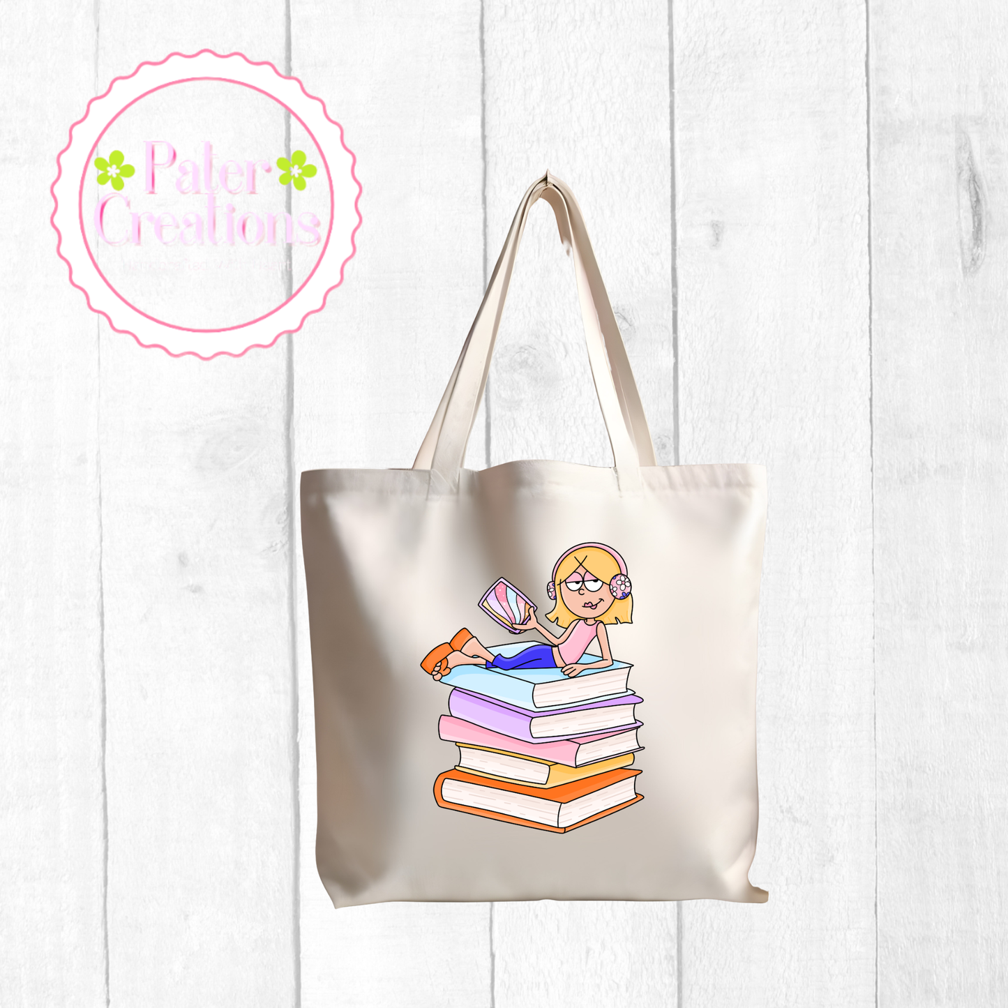 "Nostalgic Reading" Tote Bag