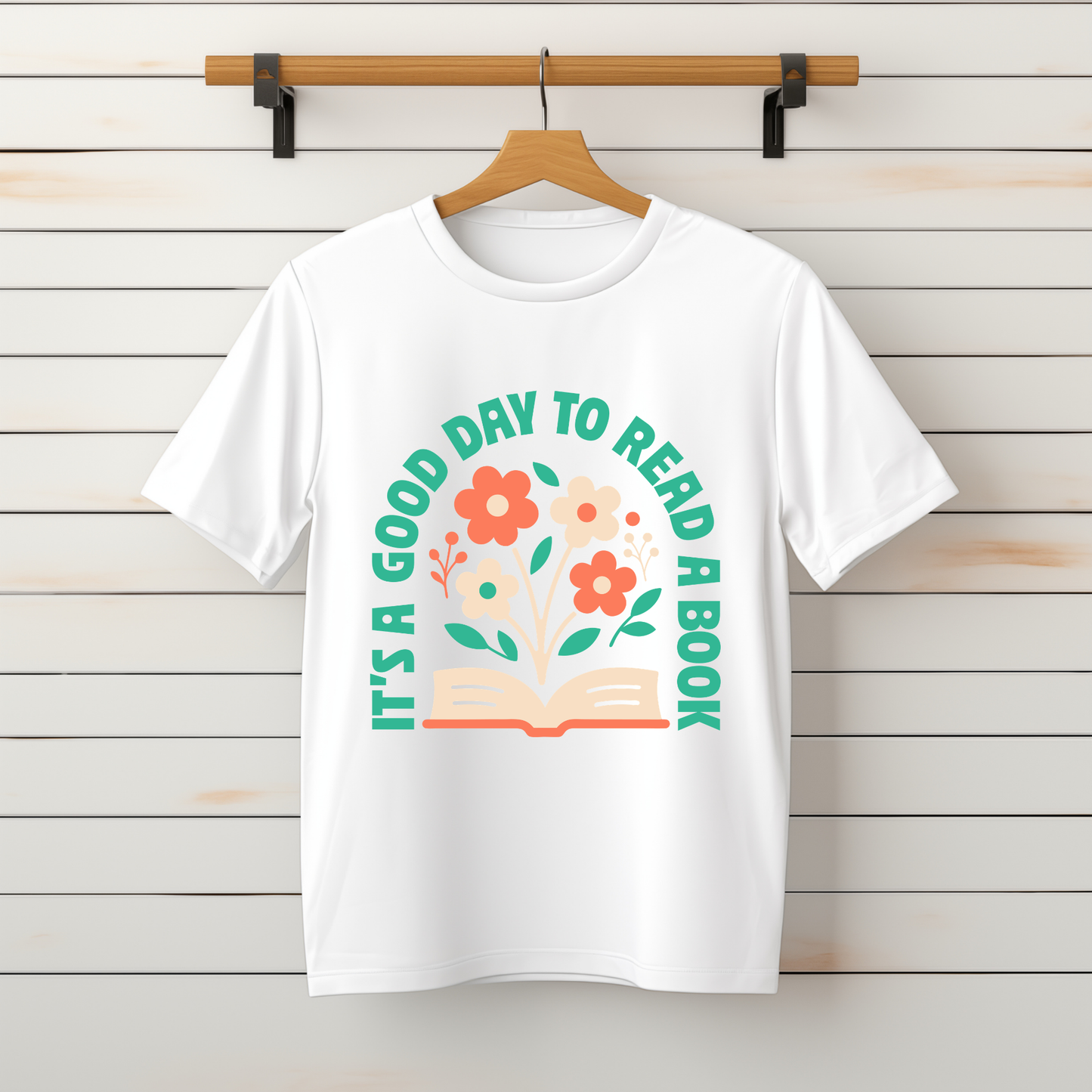 “It’s a Good Day to Read a Book” Tee-Sweater