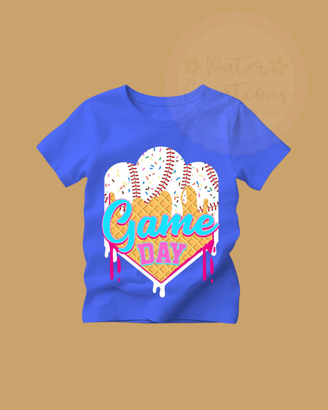"Scoop and Score" Drip Tee