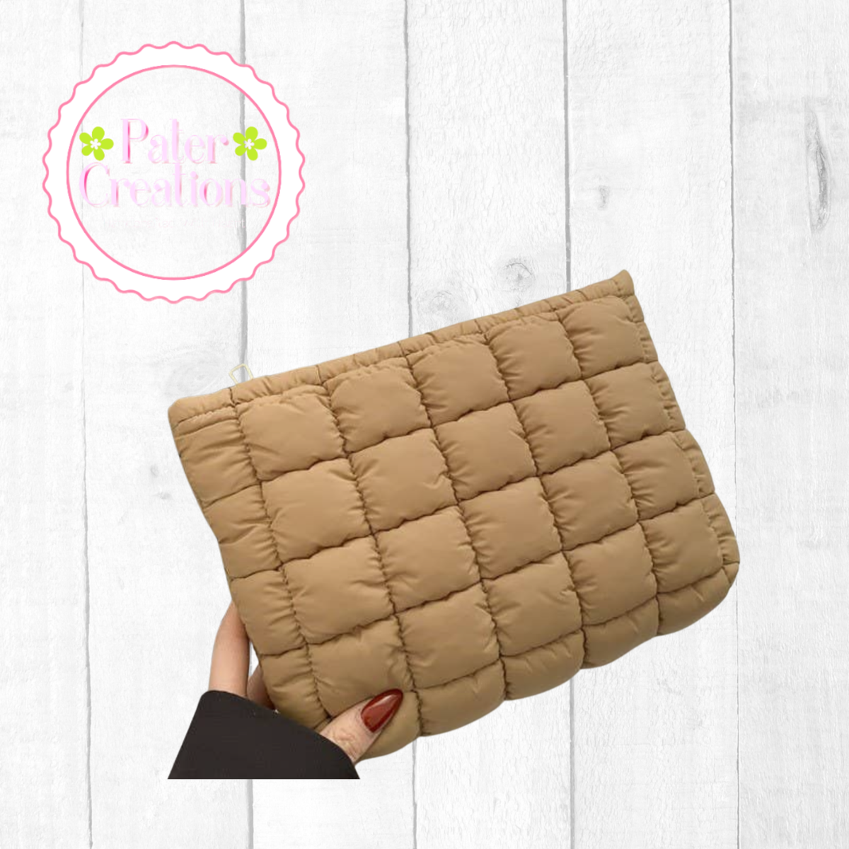 Cloud Quilted Pouch