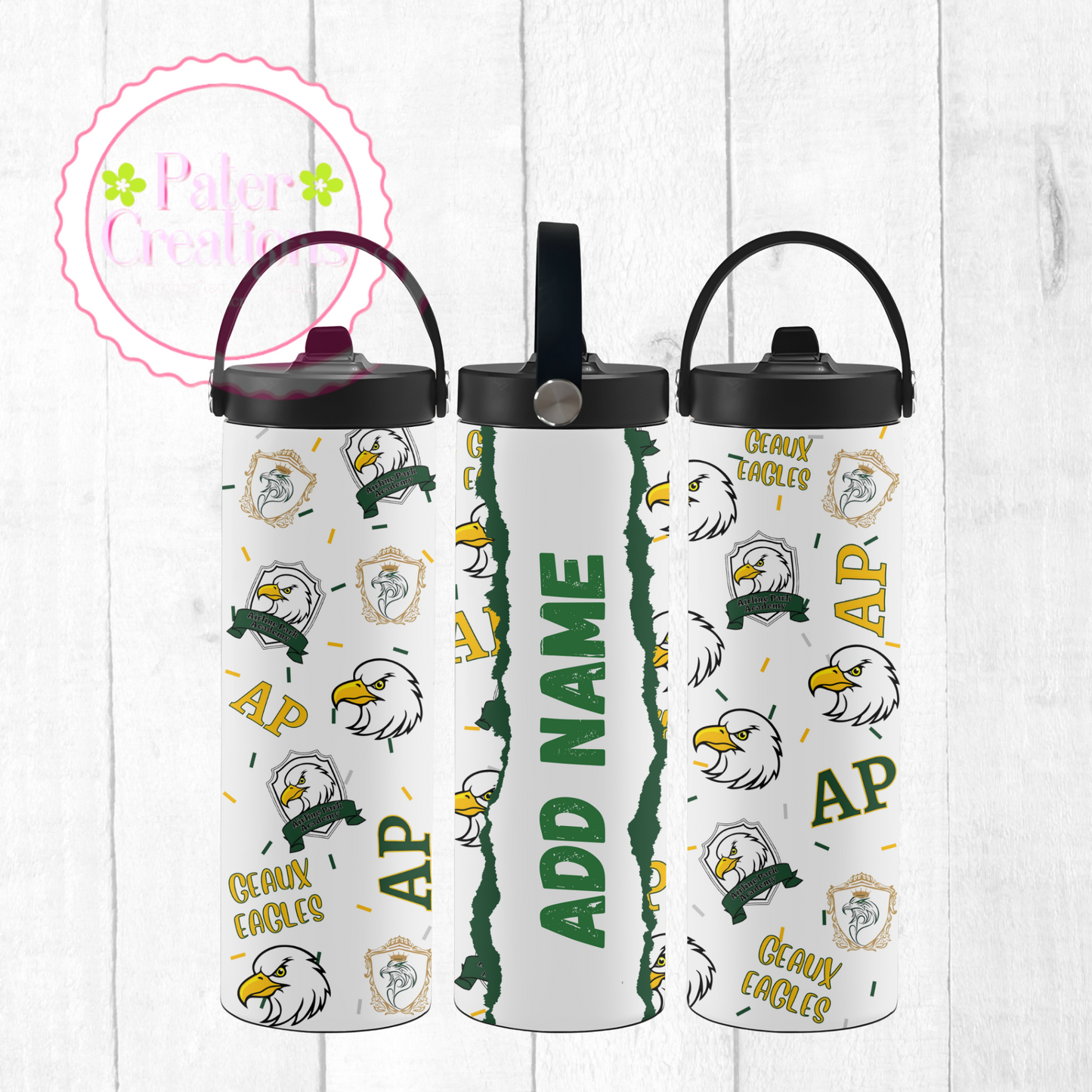 "Airline Park Eagles" Metal Tumblers