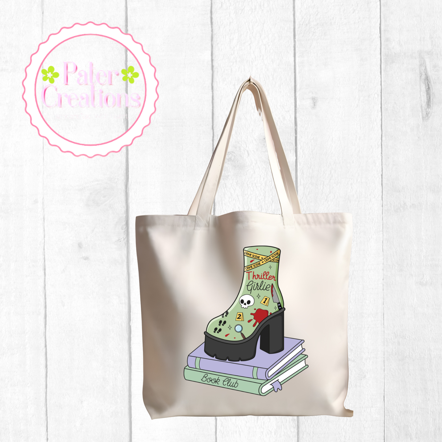 "Thriller Girlie Platform" Tote Bag