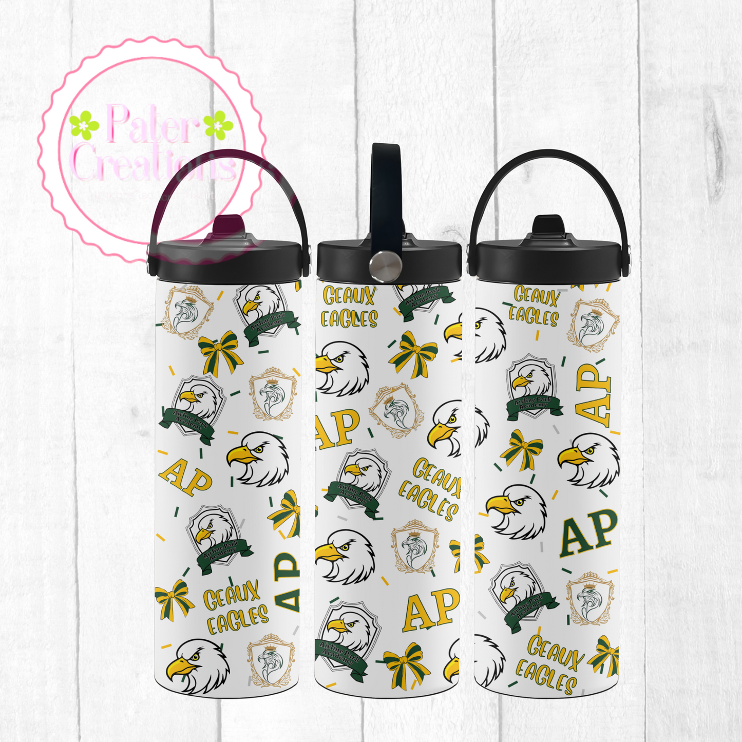"Airline Park Eagles" Metal Tumblers