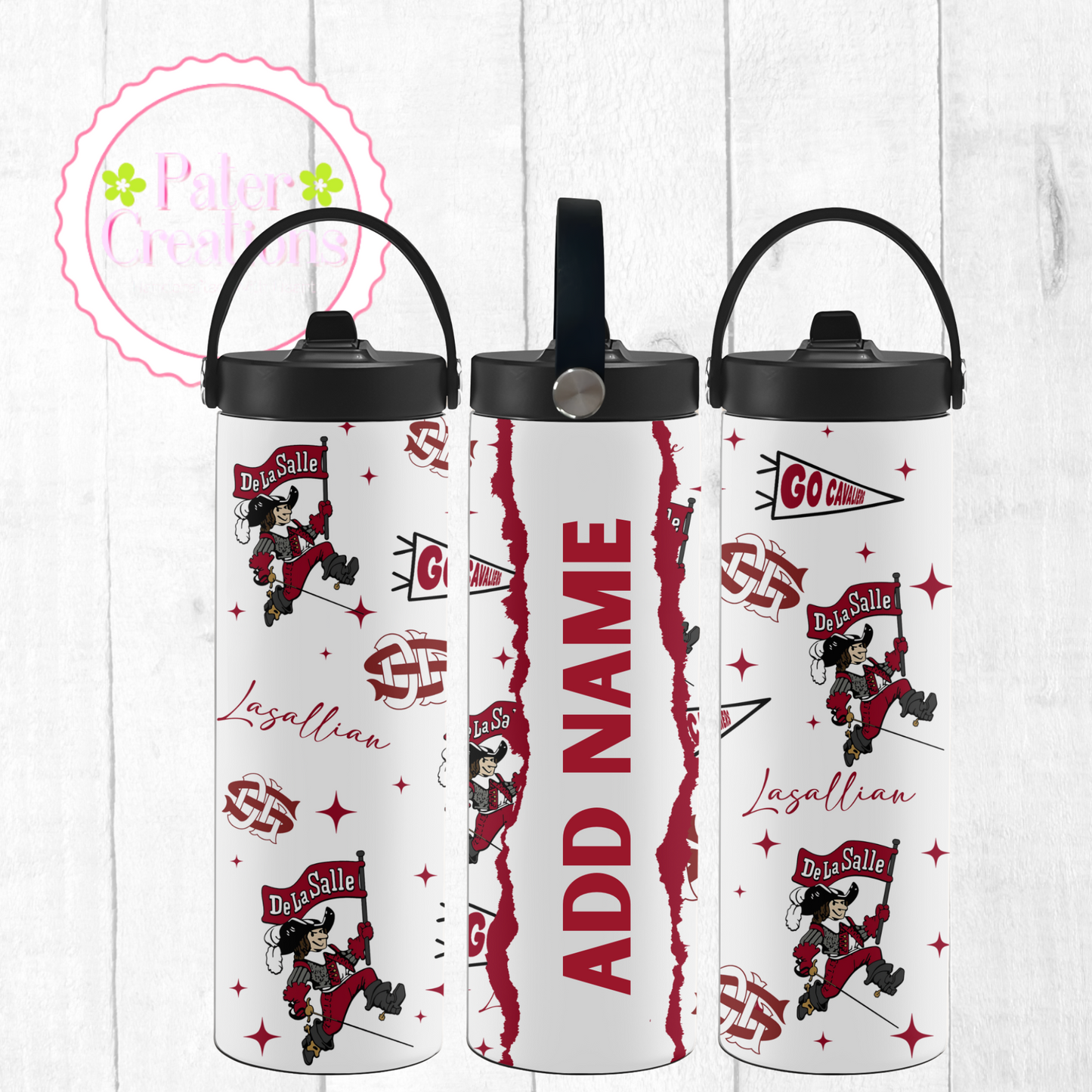 “De Lasalle Cavaliers” Metal Tumbler