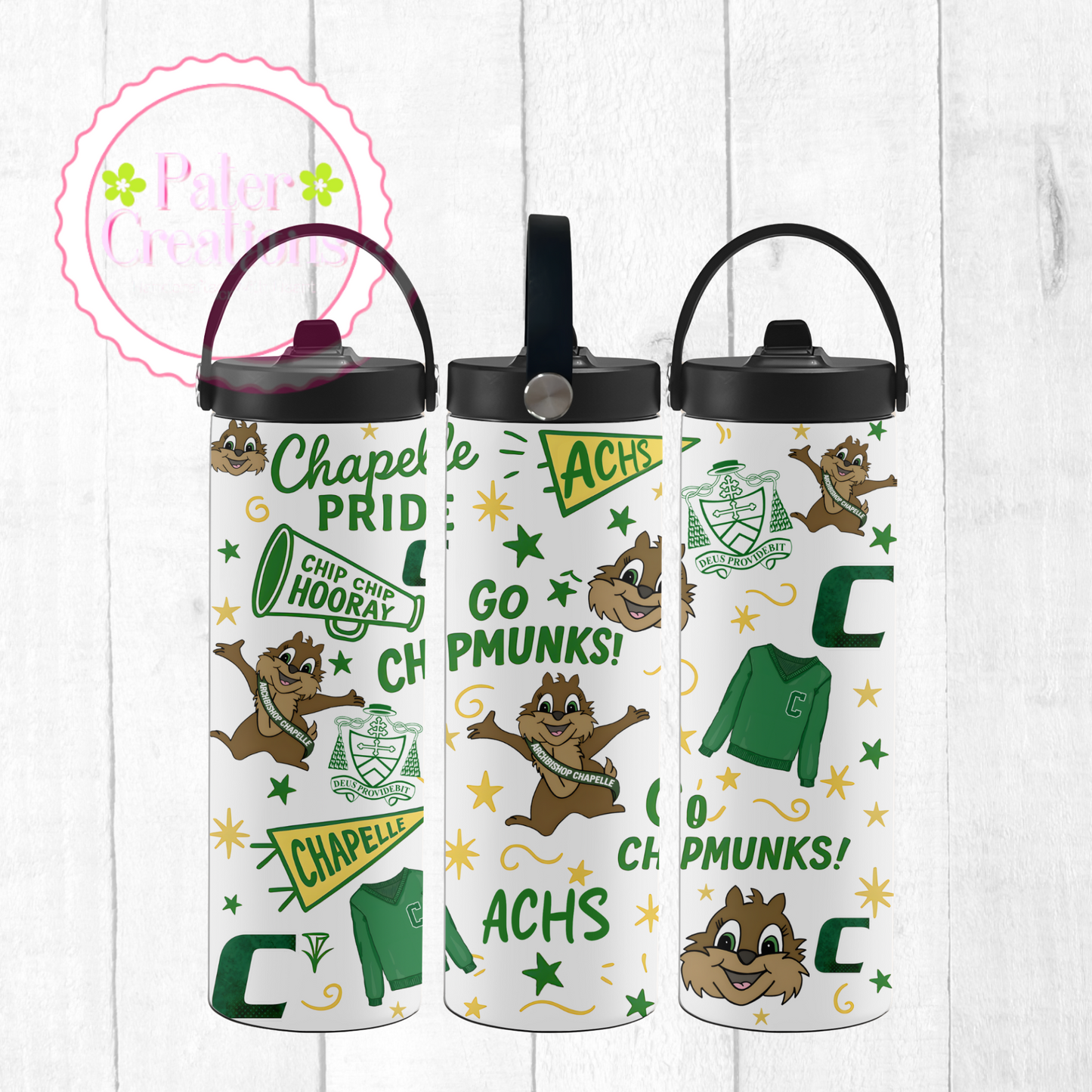 "Chapelle Chipmunk" Metal Tumblers