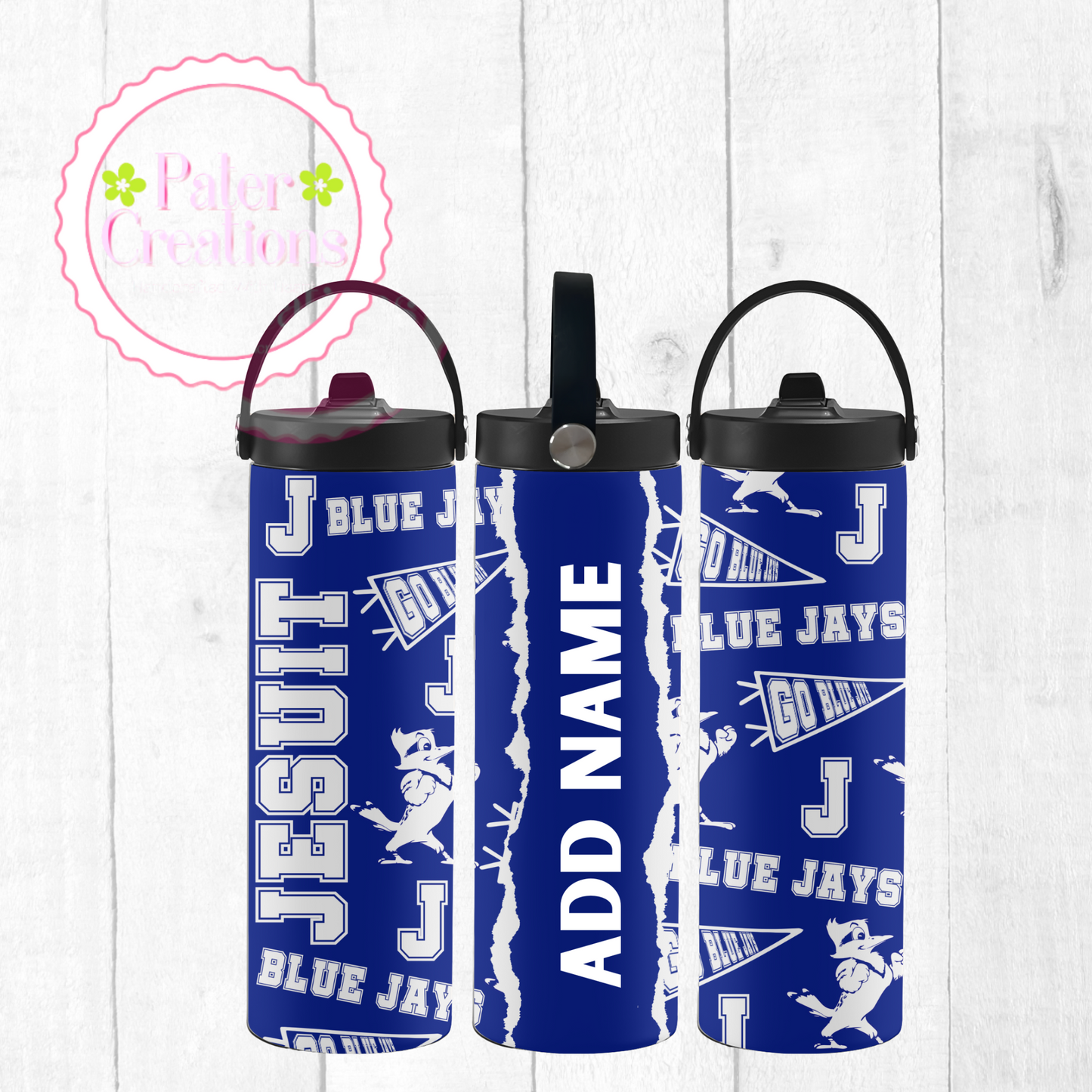 "Jesuit Blue Jays" Metal Tumbler