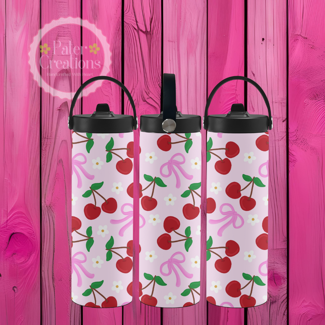 "Cherry Belle" Metal Tumbler