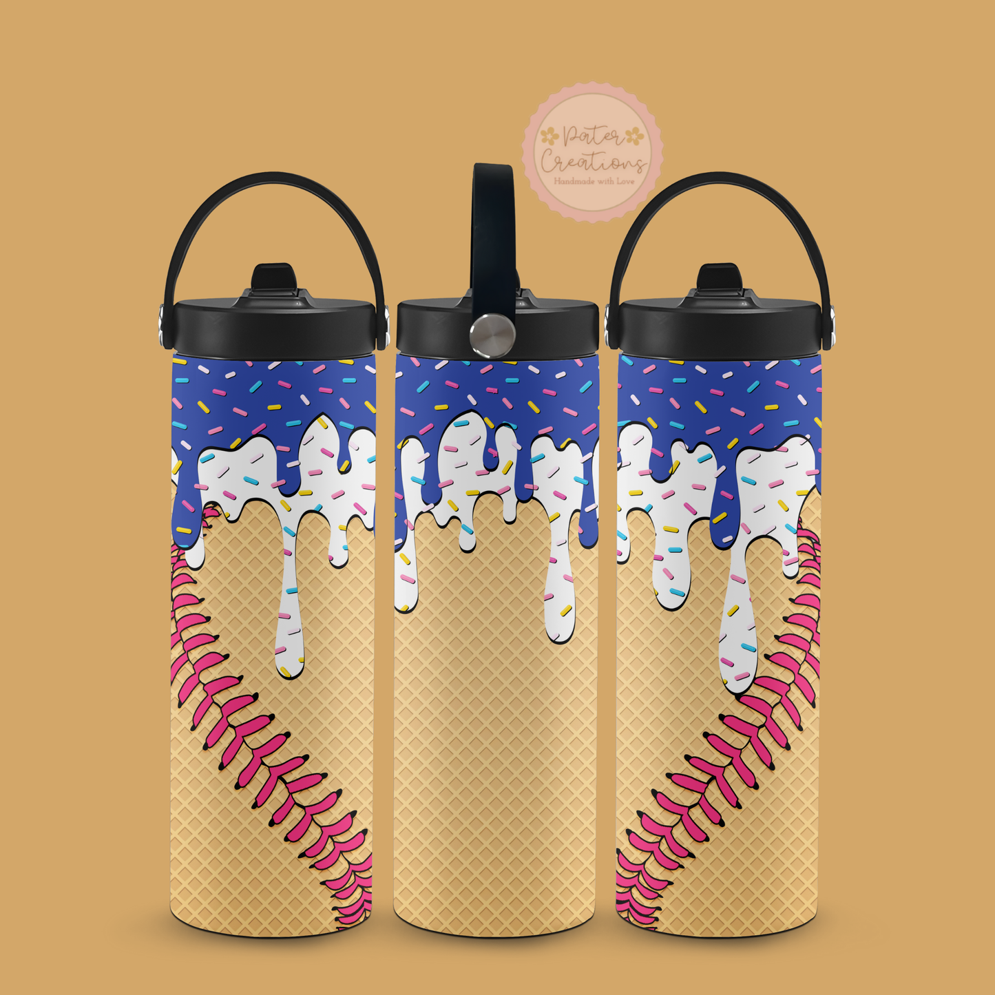 "Rally Drip Ice Cream Drip" Metal Tumbler