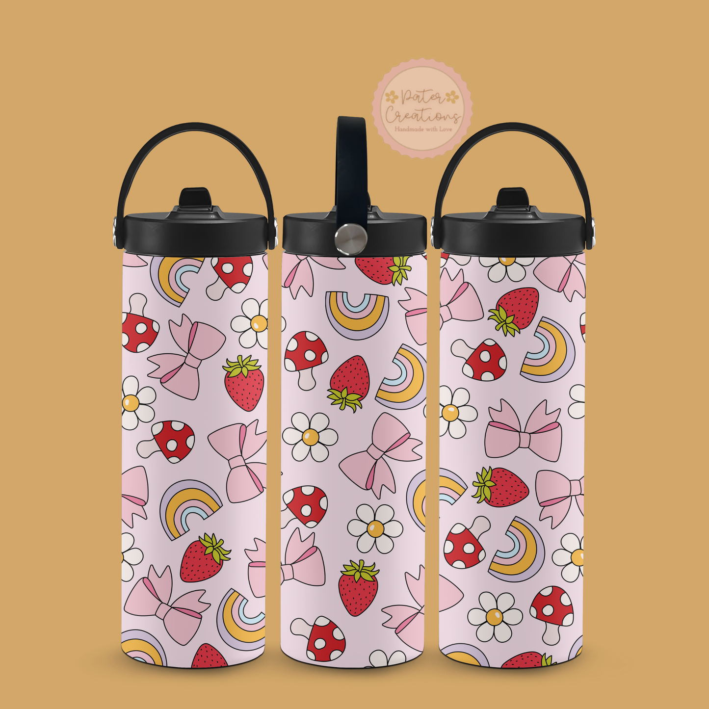 "Strawberry Dream" Metal Tumbler