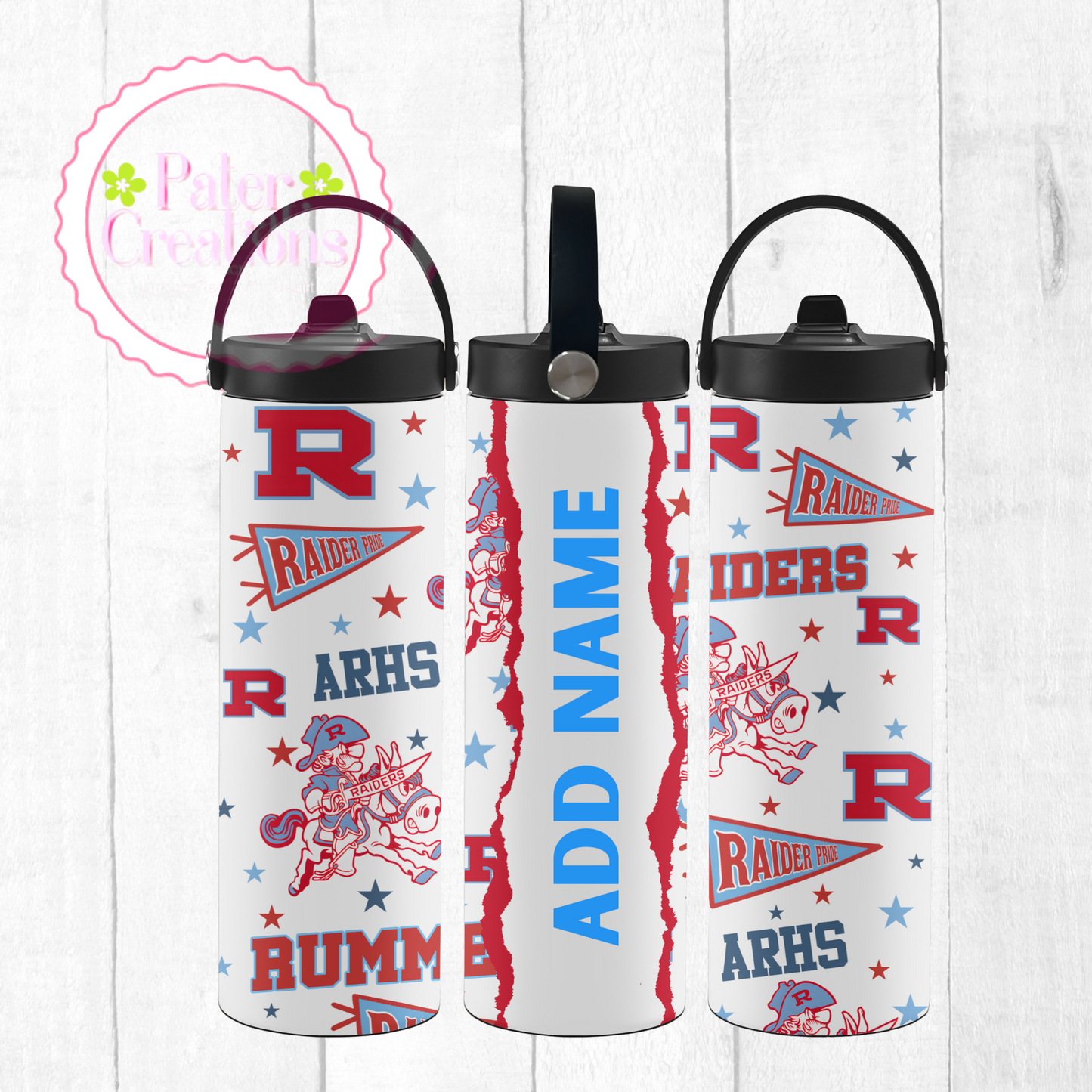 "Rummel Raiders" Metal Tumblers