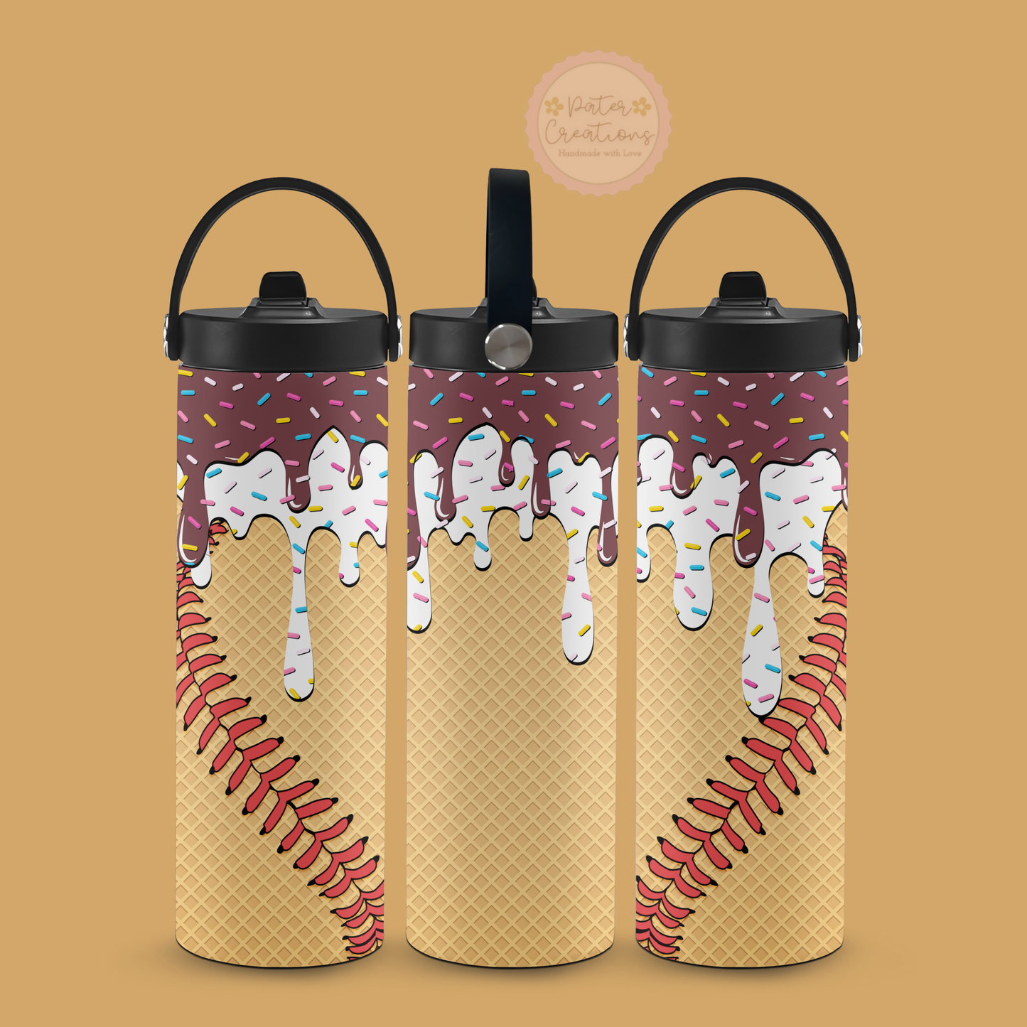 "Drip and Dip Ice Cream" Metal Tumbler