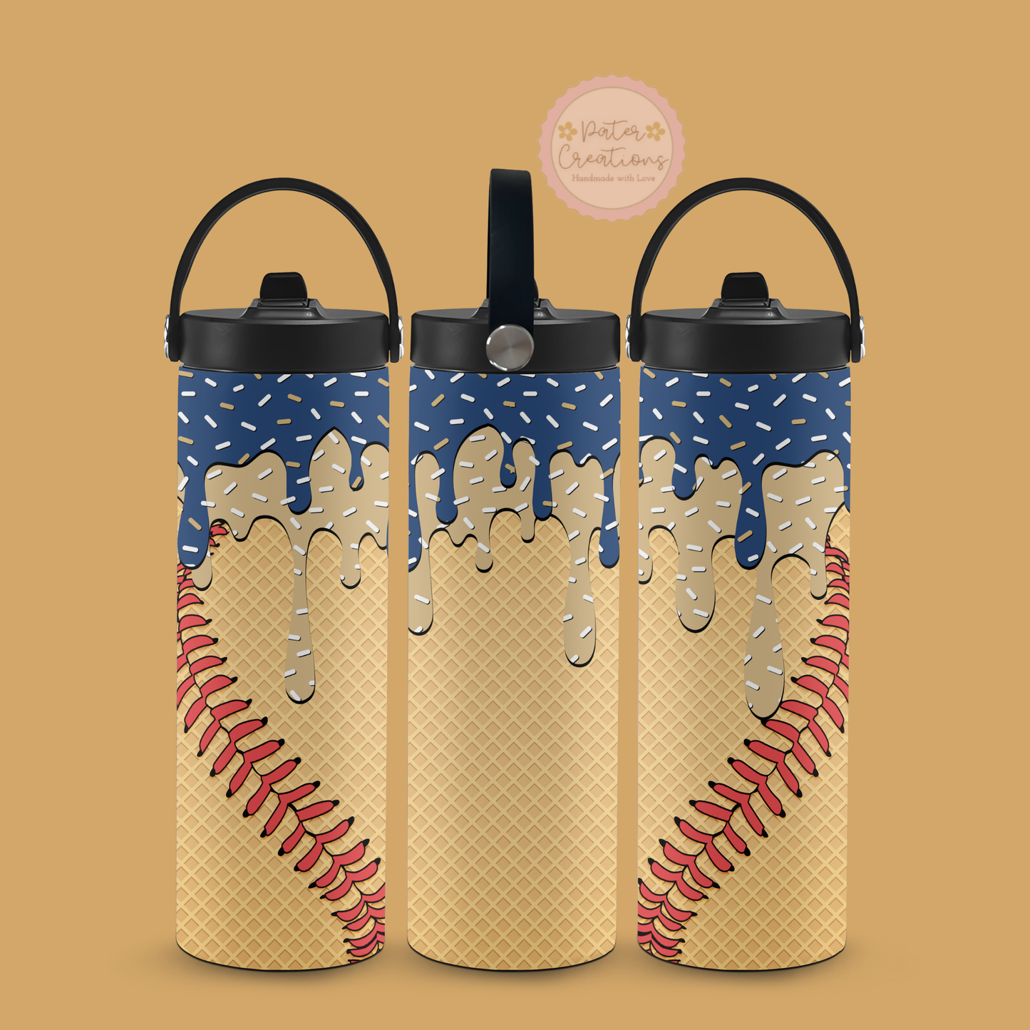 "Rally Drip Ice Cream Drip" Metal Tumbler