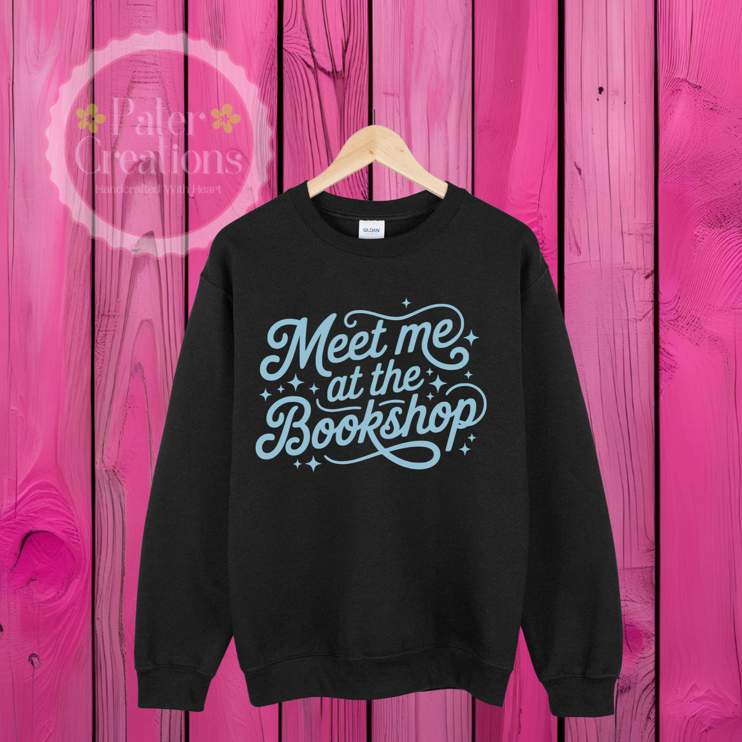 “Meet Me at the Bookstore” Tee-Sweater