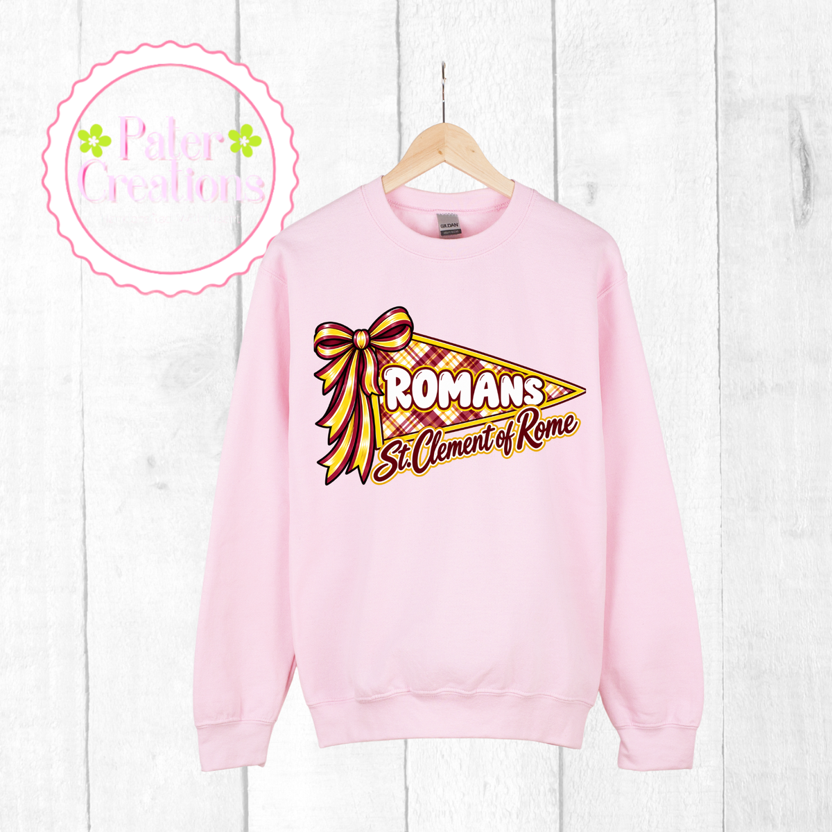 "SCR Romans” Tee-Sweater