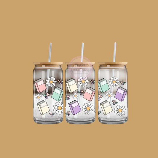 "Pastel Essentials" Glass Tumbler