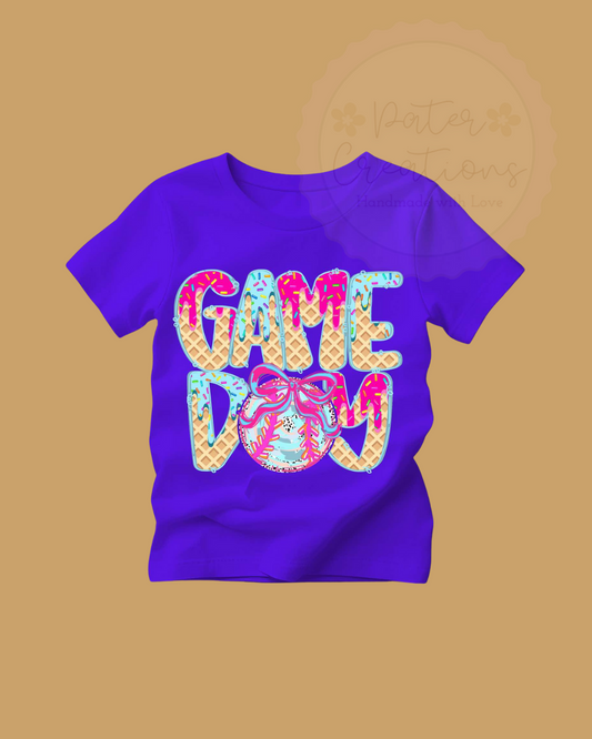 "Game Day Pop" Drip Tee