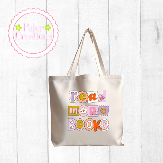 "Read More Books" Tote Bag
