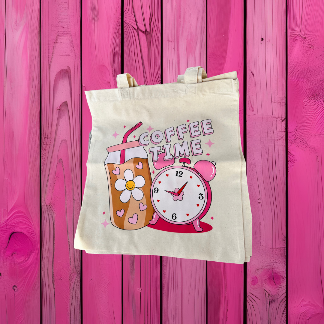 "Coffee O’Clock" Tote Bag