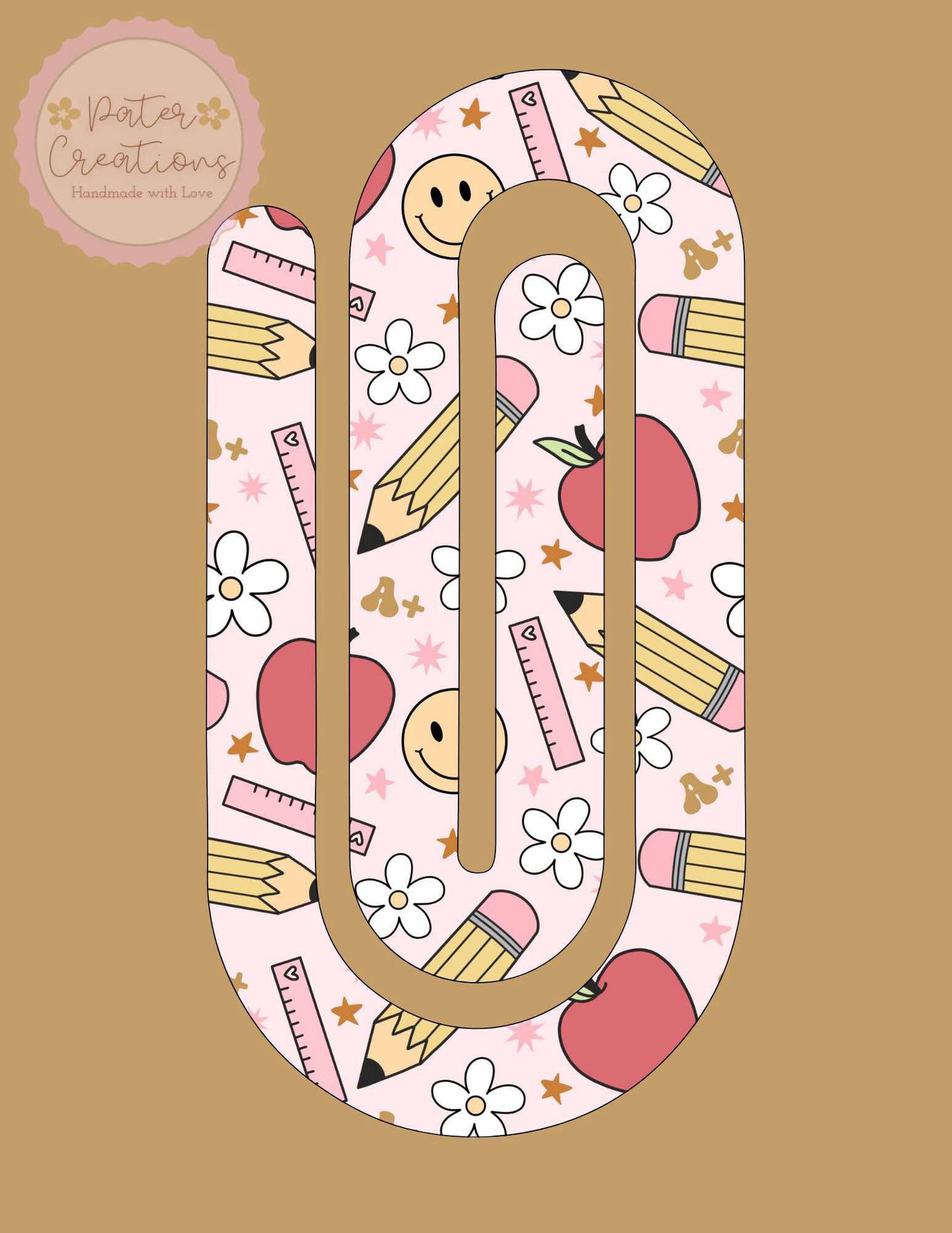 "Smiley School Supply" Jumbo Paper Clip