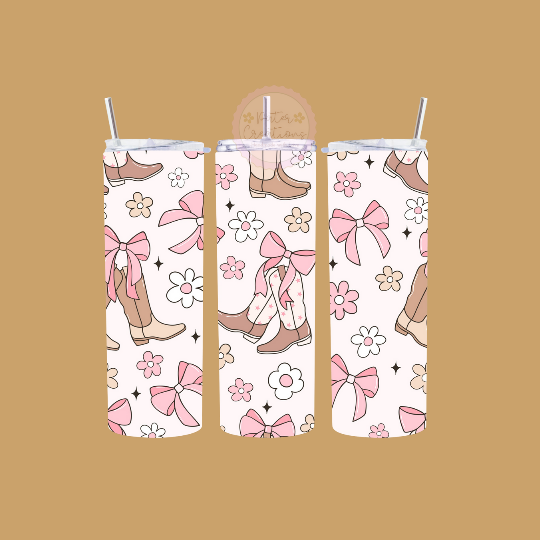 "Boot Scootin' Babe" Metal Tumbler