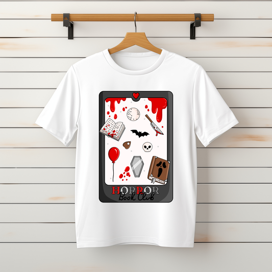 “Horror Book Club” Tee-Sweater