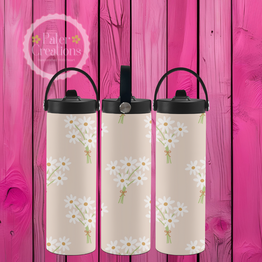 "Pastel Petals" Metal Tumbler