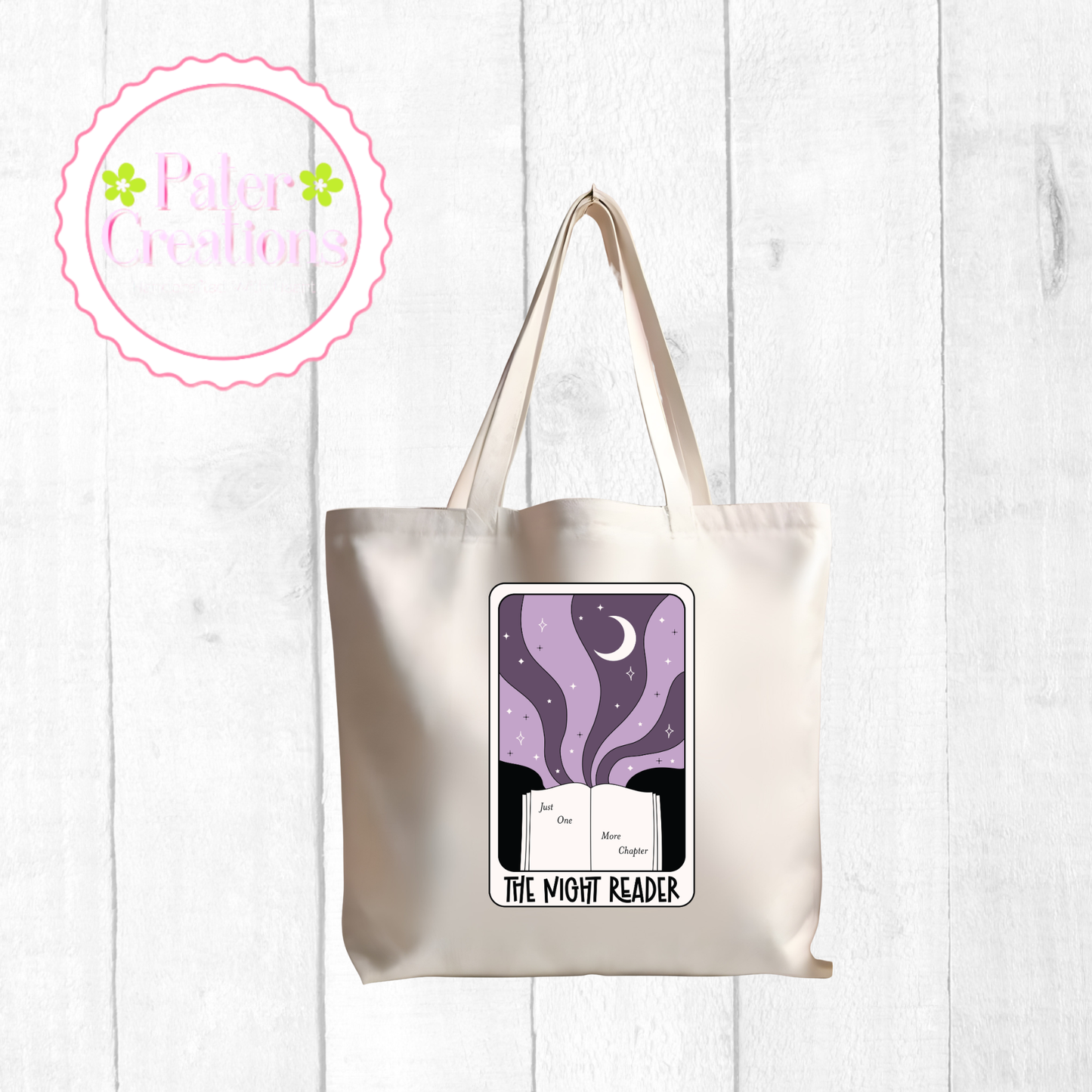 "Night Reader" Tote Bag