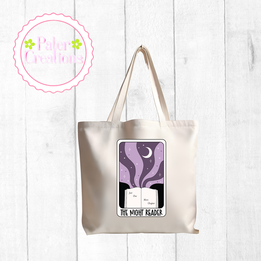 "Night Reader" Tote Bag