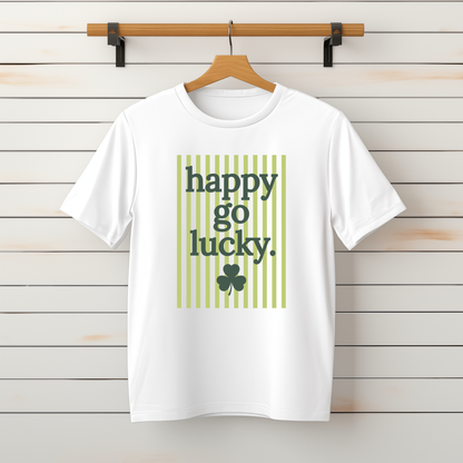 "Happy Go Lucky" Tee