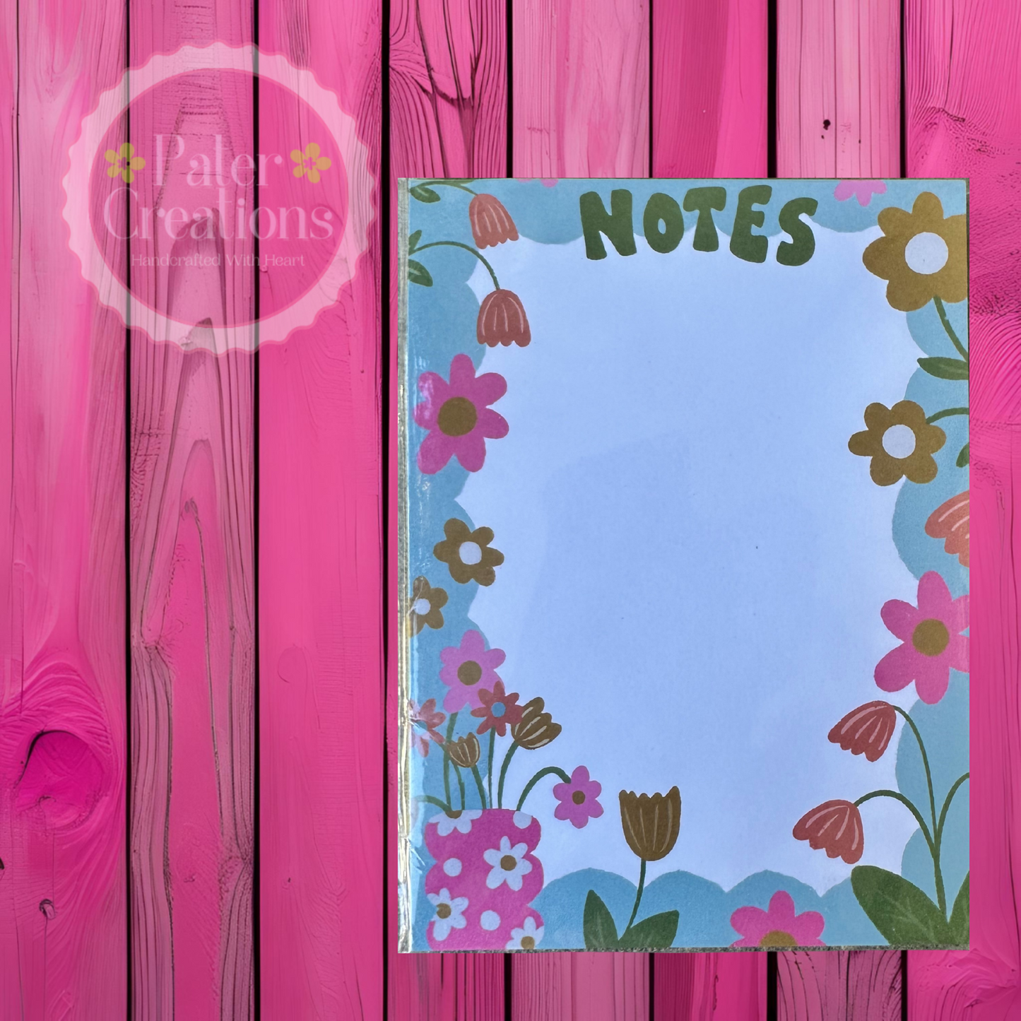 "Floral Notes" Notepad