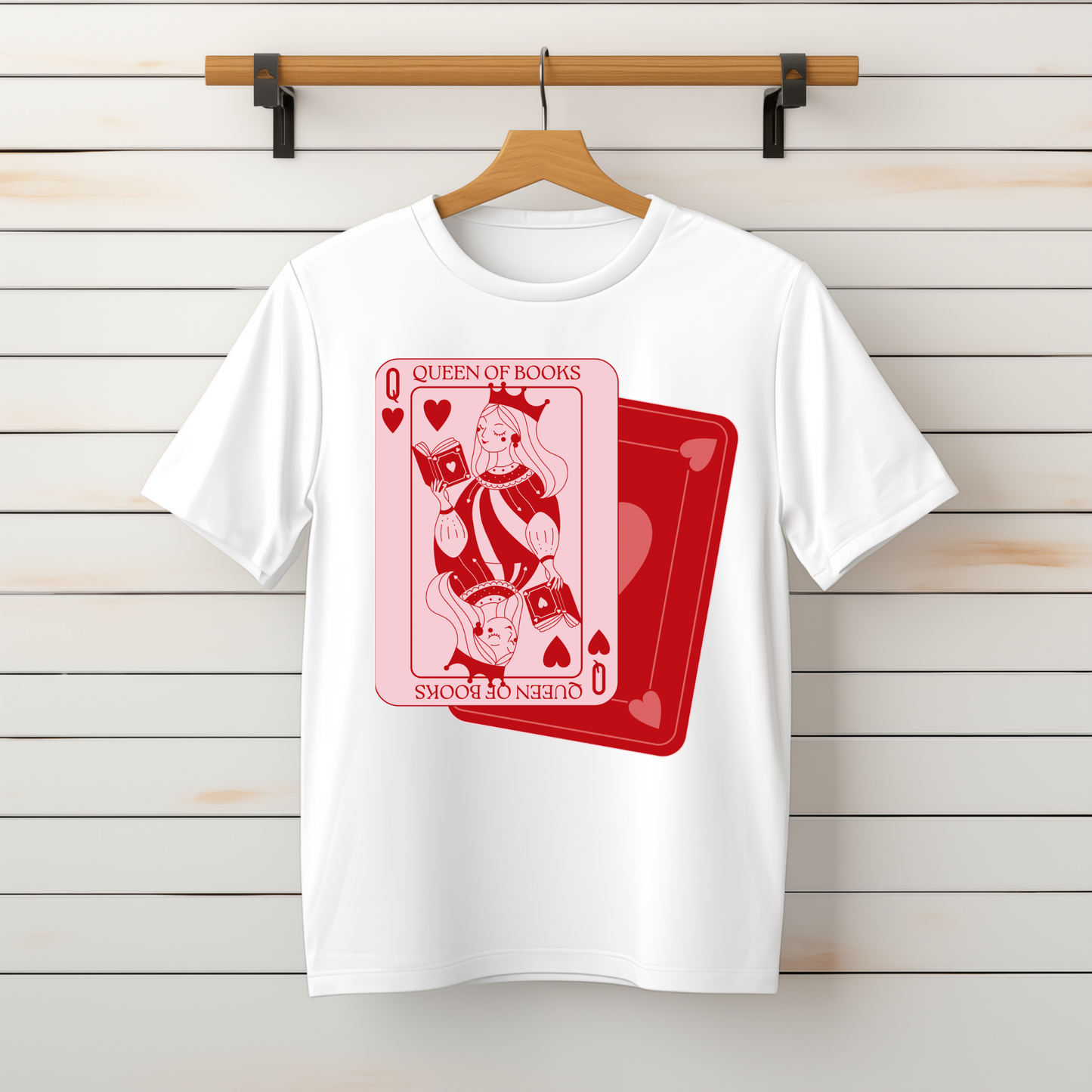“Queen of Books” Tee-Sweater