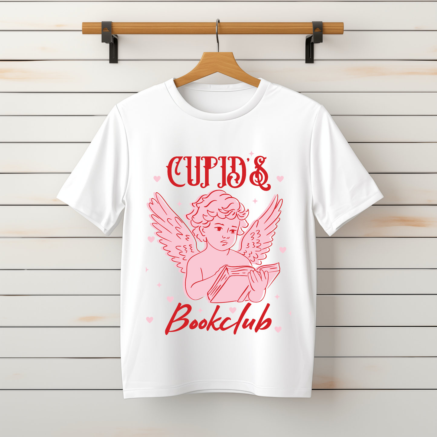 "Cupid's Book club” Tee-Sweater