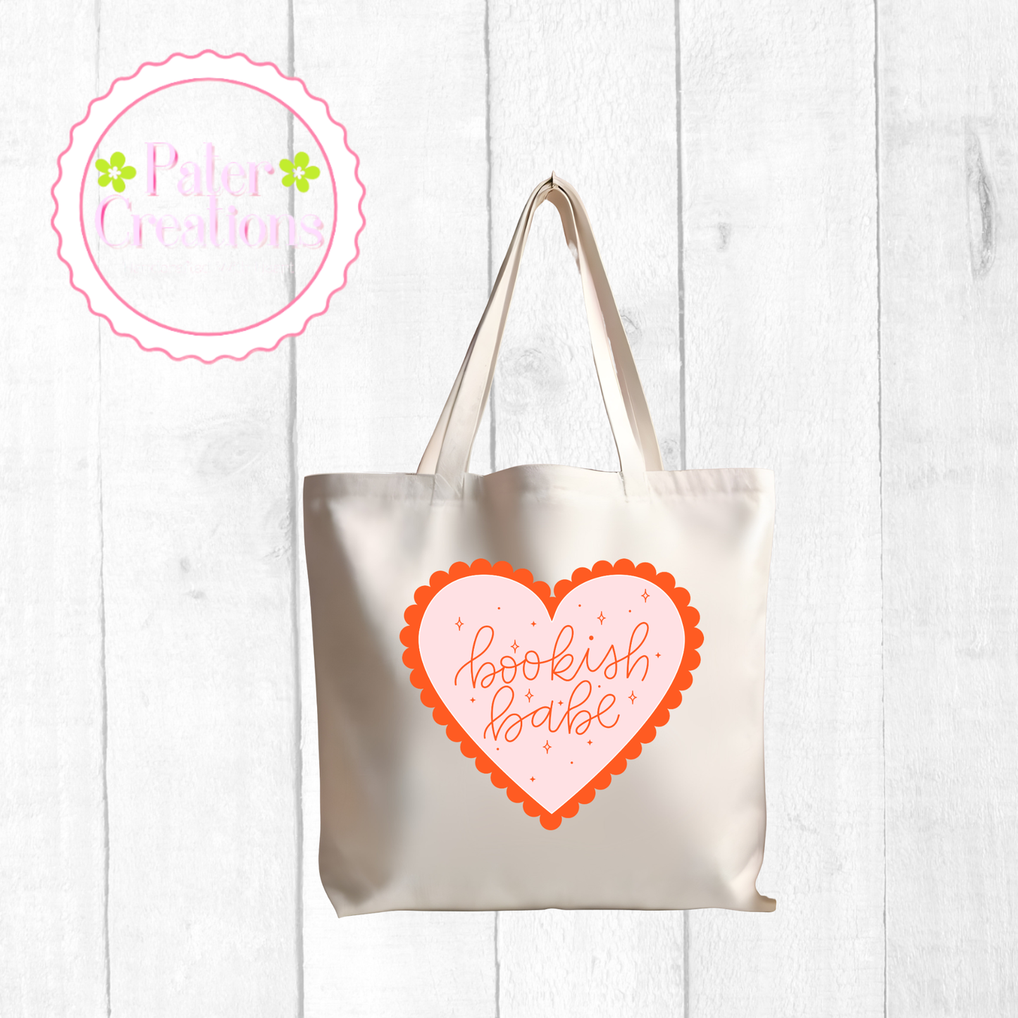 "Bookish Babe" Tote Bag