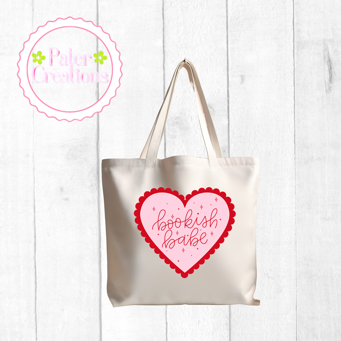 "Bookish Babe" Tote Bag