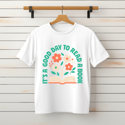 “It’s a Good Day to Read a Book” Tee-Sweater