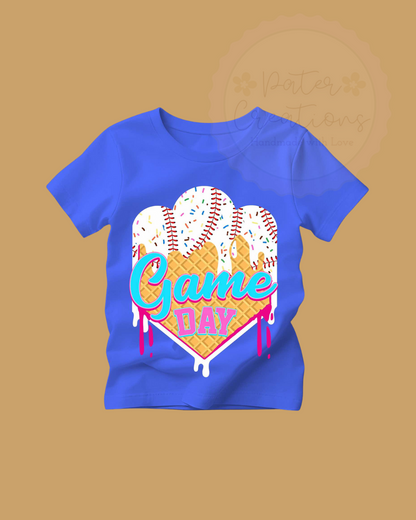 "Scoop and Score" Drip Tee