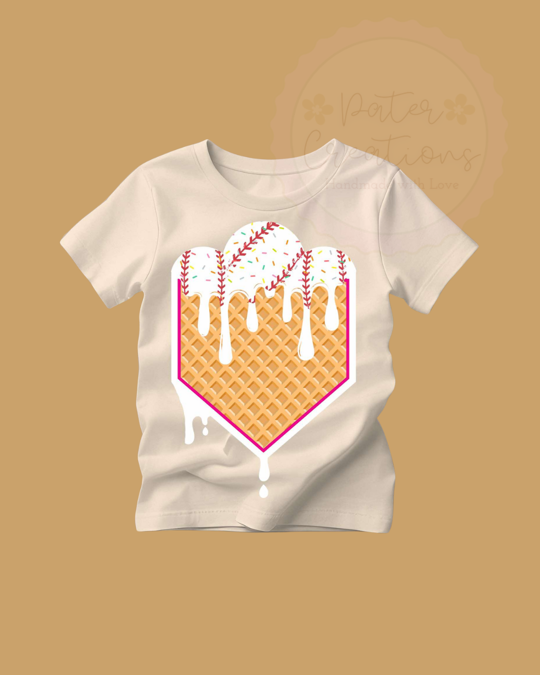"Scoop and Score" Drip Tee