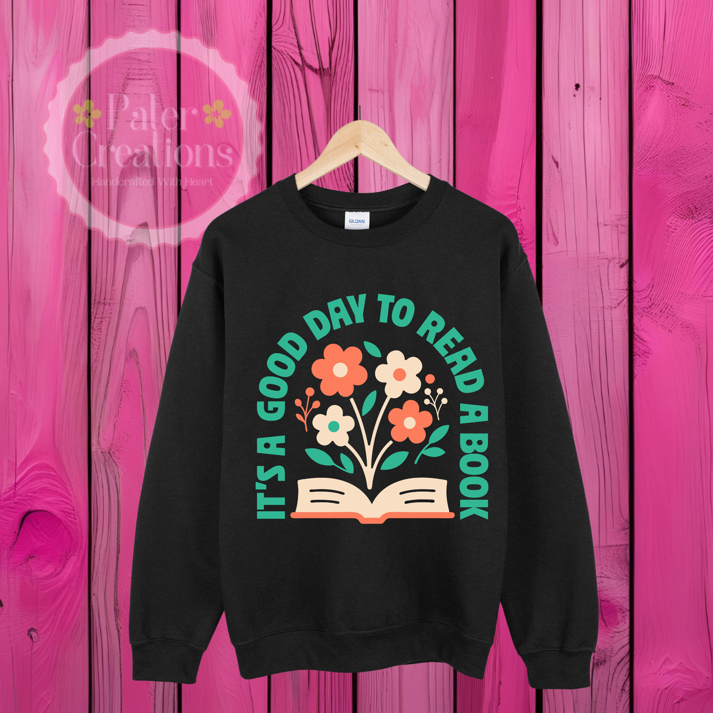 “It’s a Good Day to Read a Book” Tee-Sweater