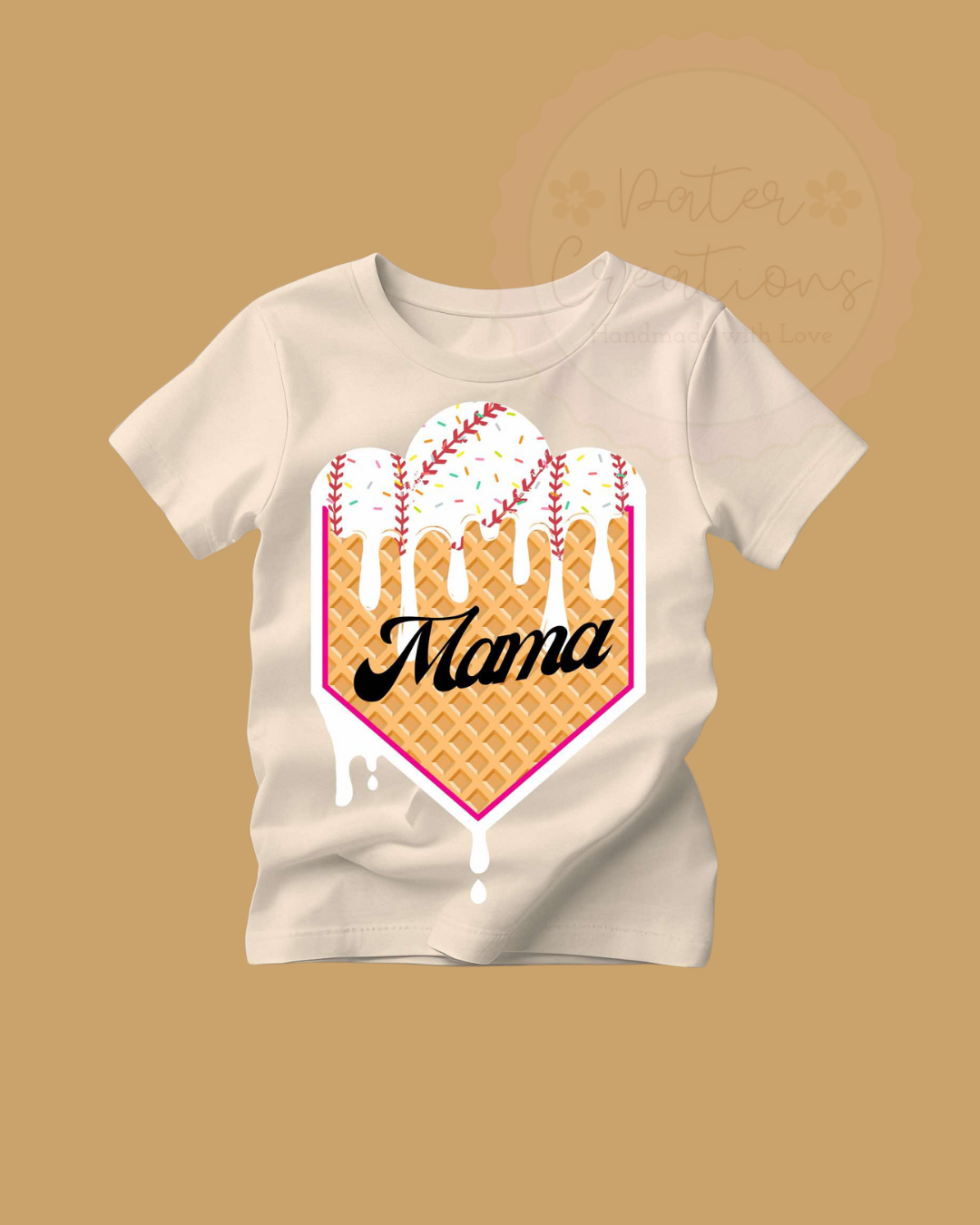 "Scoop and Score" Drip Tee