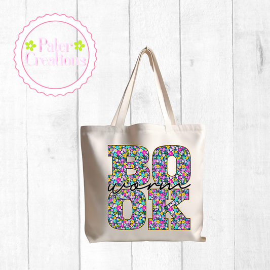 "Bookworm" Tote Bag