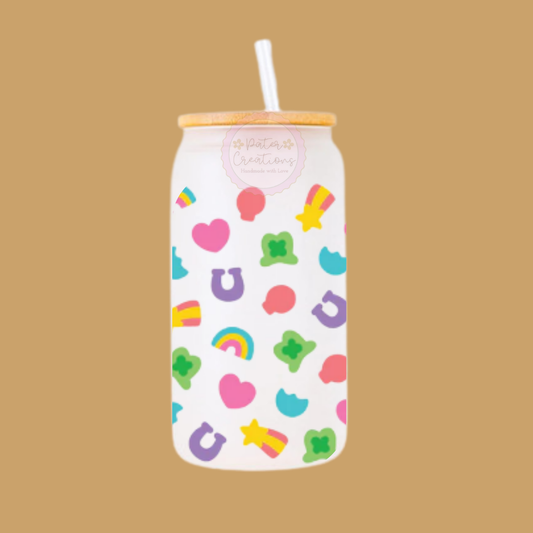 "Lucky Charms" Glass Tumbler