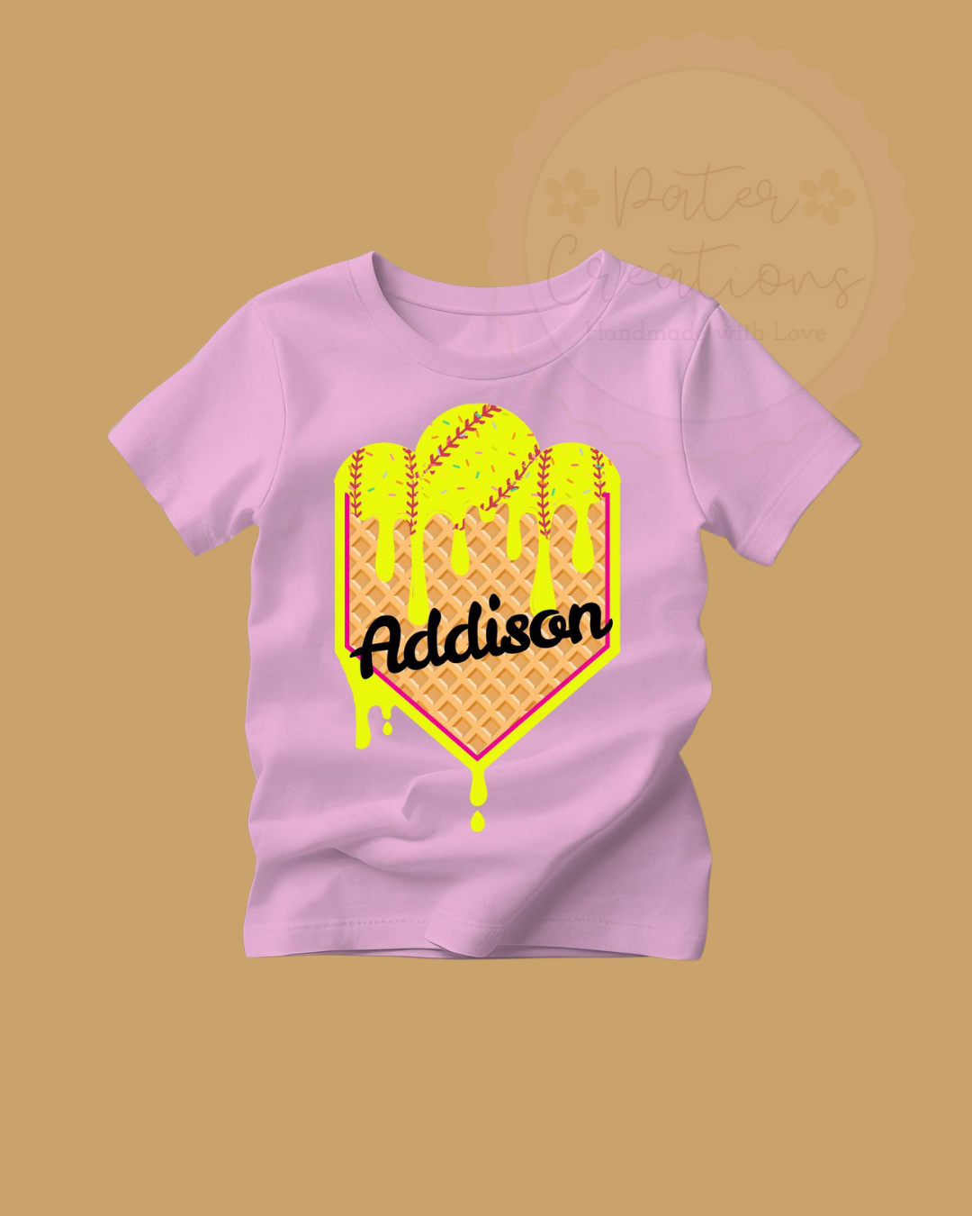 "Scoop and Score" Drip Tee