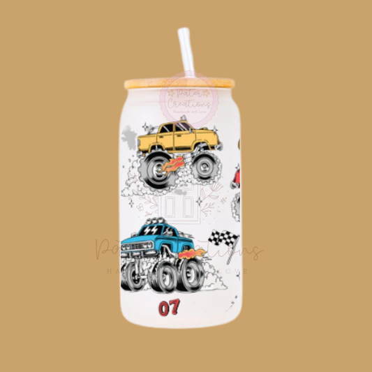 "Monster Rally" Glass Tumbler
