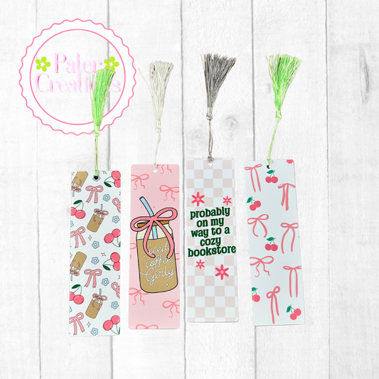 "Coffee & Bookstore Vibes" Bookmarks