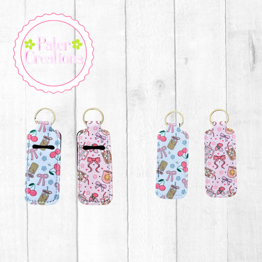 “Pretty & Caffeinated” Chapstick-Lip-gloss Holder