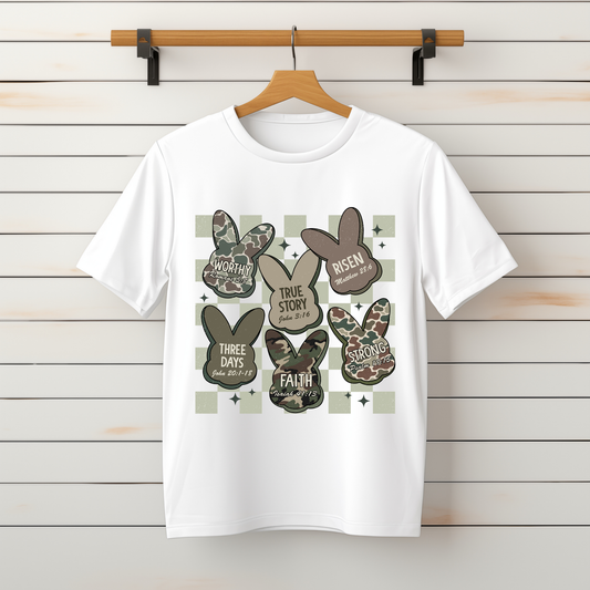 "Faith Over Fear Bunny" Tee