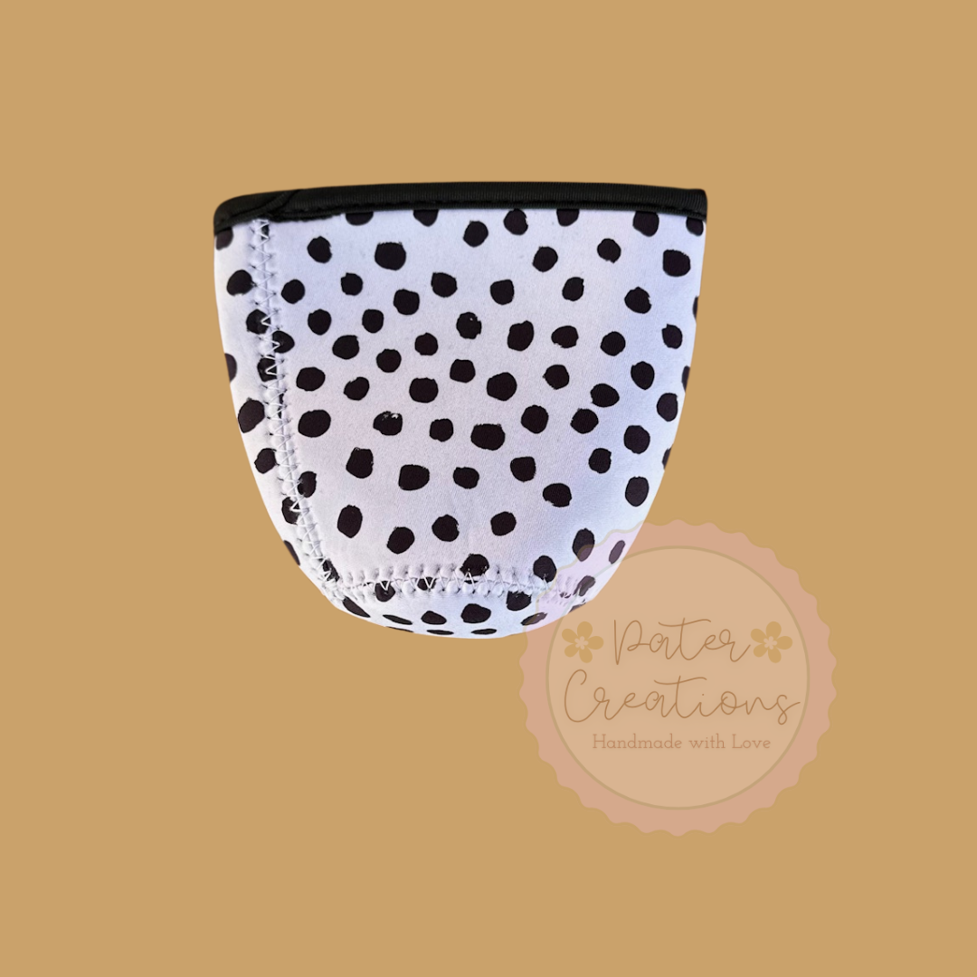 “Spotted Sips” Coffee Koozie