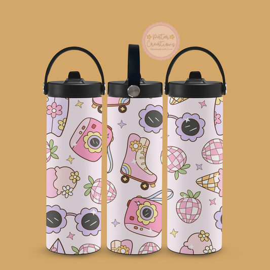 "Retro Roll" Metal Tumbler